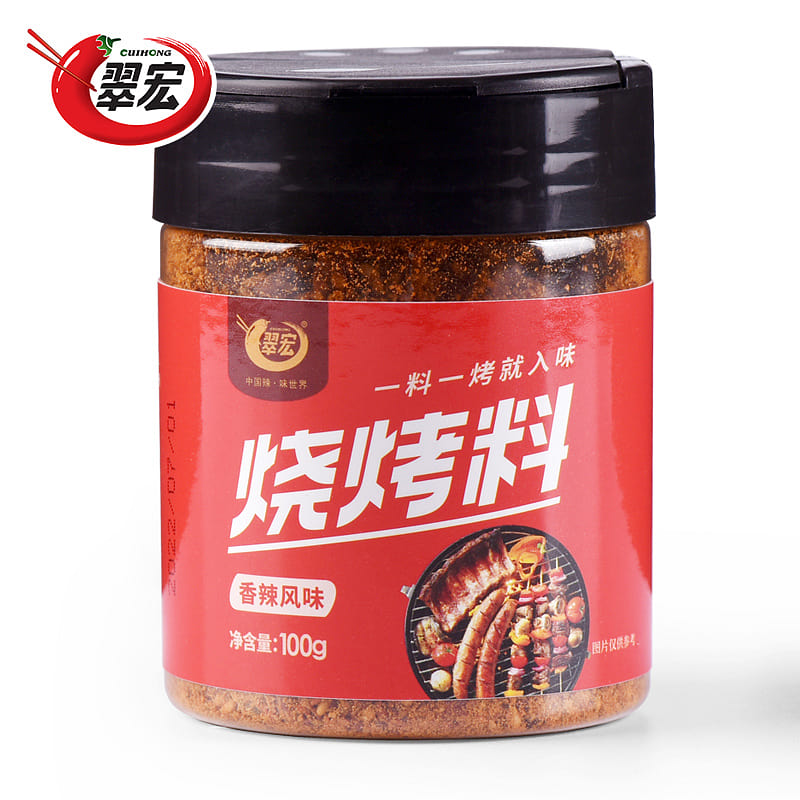 翠宏烧烤料香辣味100g*1罐 100 克