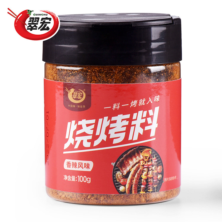翠宏烧烤料香辣味100g*1罐