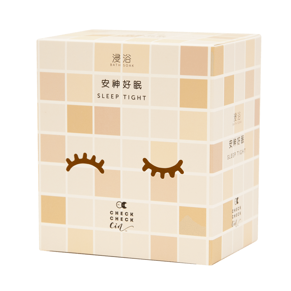 CHECKCHECKCIN Bath Soak Sleep Tight 5 sachets 1 box
