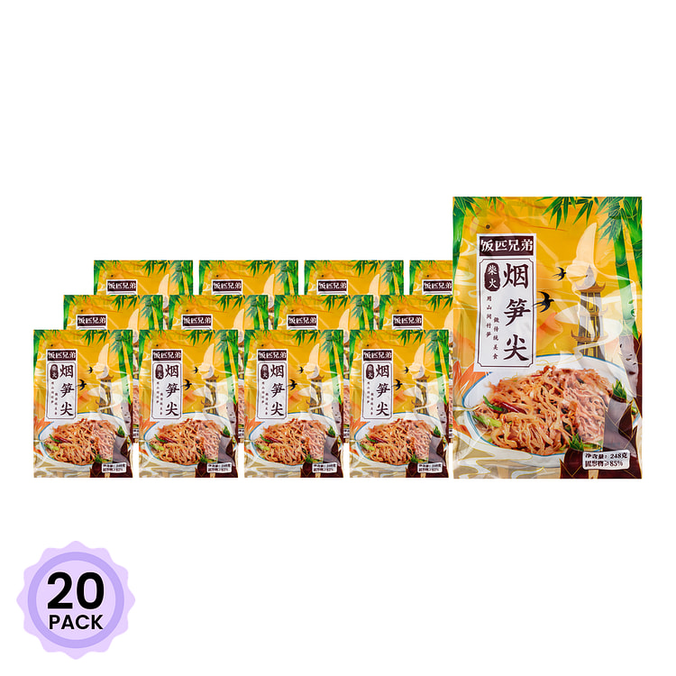 饭匹兄弟 柴火烟笋尖 248 克*20 包