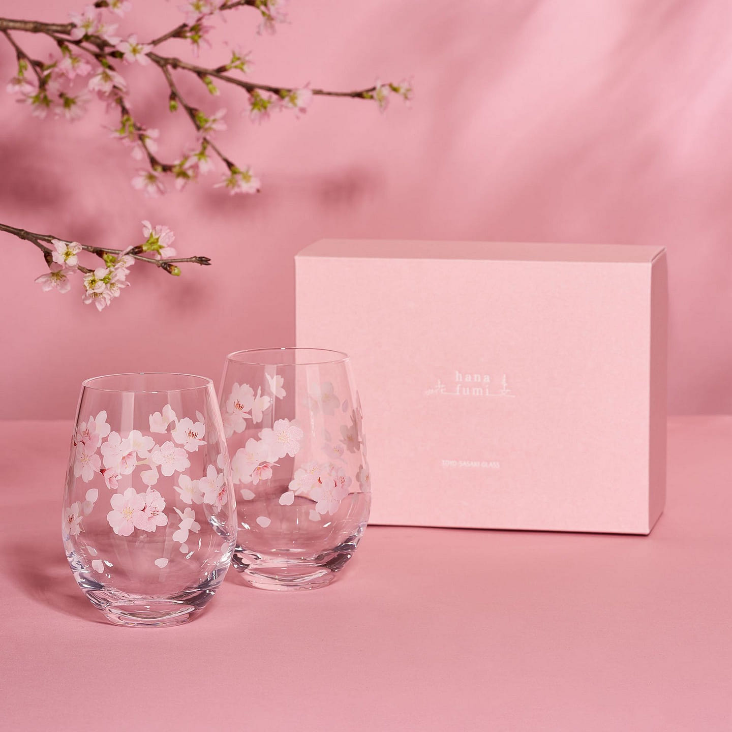 Pair of Hanafumi Sakura Glasses 588 g