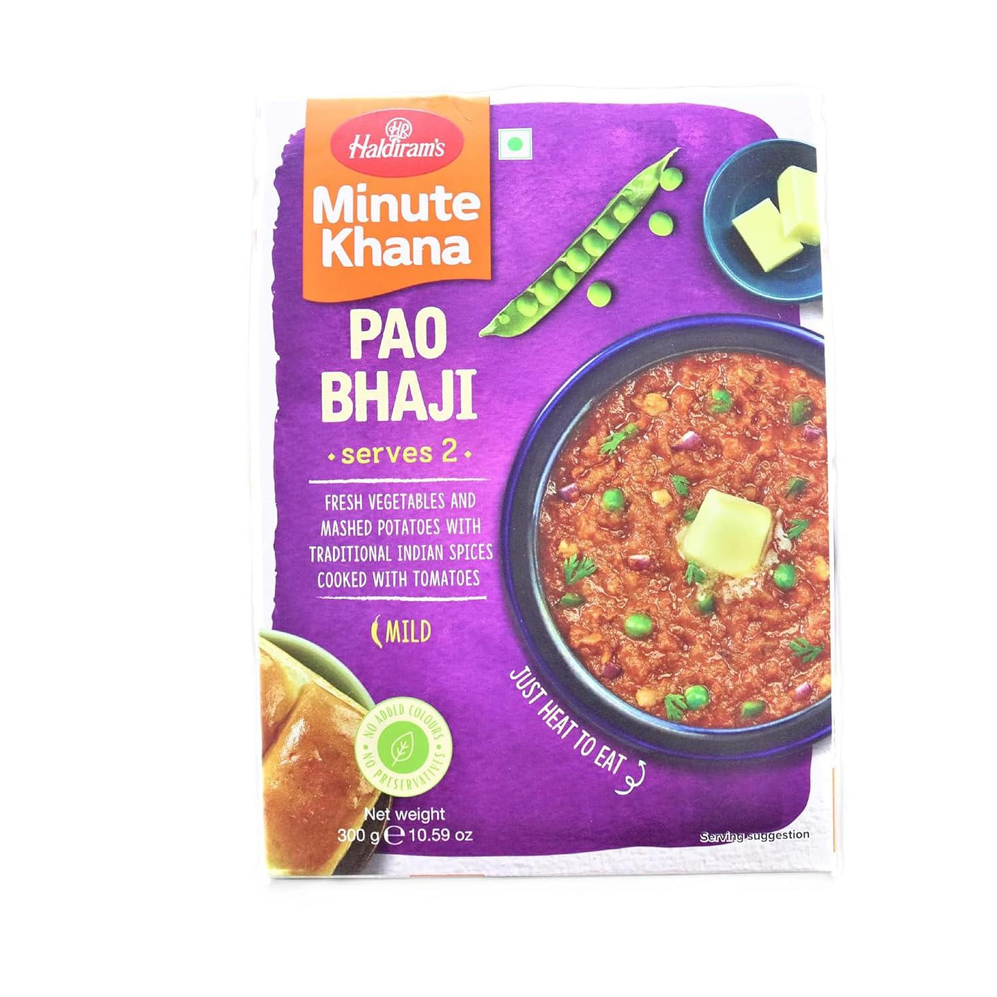 Haldiram’s Minute Khana Pao Bhaji 300gm 1 each