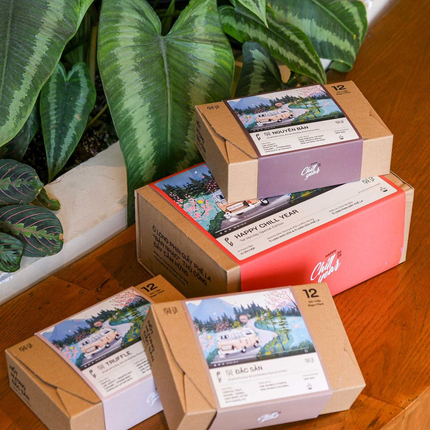 PaperFilterGift Box-Box of 02 types of Milk Oolong 16 bunch