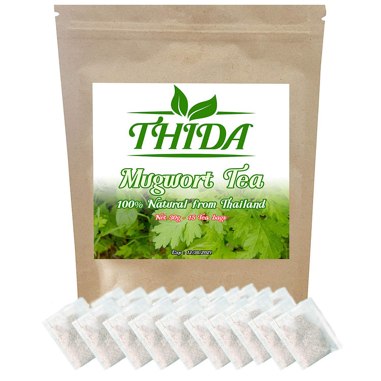 泰国进口艾草茶 15 包装 | 亚洲草本茶 艾草叶供应