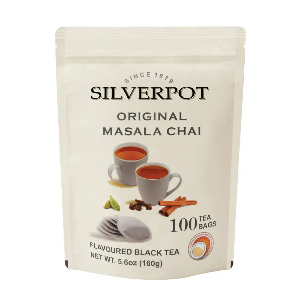 Silverpot, Original Masala Chai Tea Bags 100 count