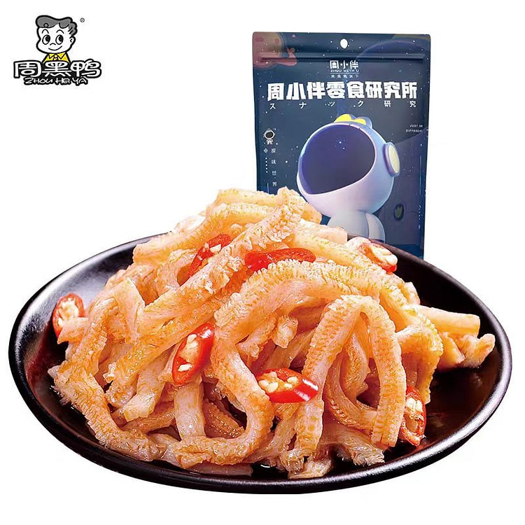 周黑鸭 周小伴 魔芋爽160g*2袋 魔芋丝素毛肚