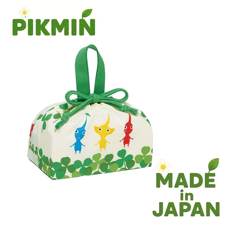 Pikmin 儿童午餐抽绳袋日本制造