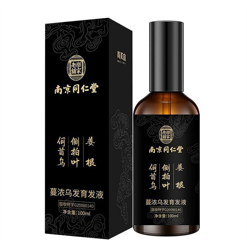 Nanjing Tonren Tang Man thick black hair liquid sterilization 100ml/ bottle 1 本