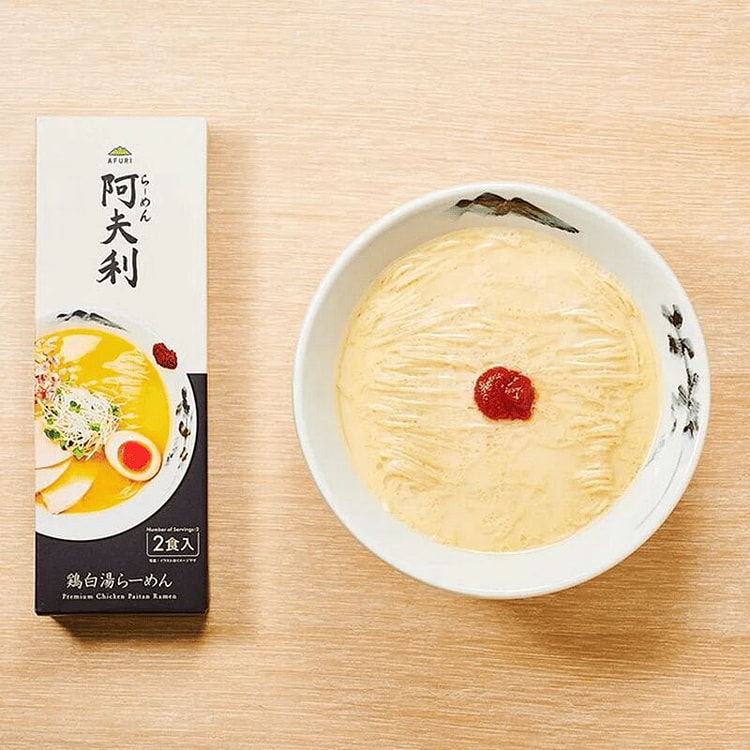 [日本直邮] 2人份 AFURI阿夫利 鸡白汤拉面 1 盒