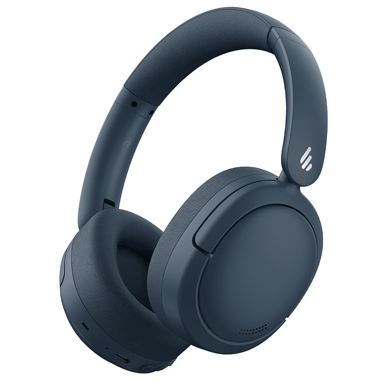 Edifier V80 Hybrid Active Noise Cancelling Bluetooth Headphones - Navy Blue