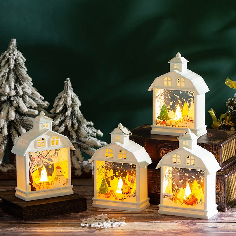 【 Christmas limit 】 Christmas retro portable night light 1 each
