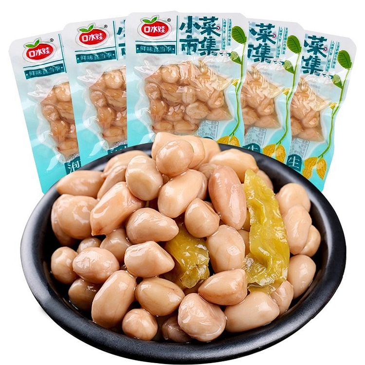 Pickled pepper peanuts, instant boiled peanuts, in