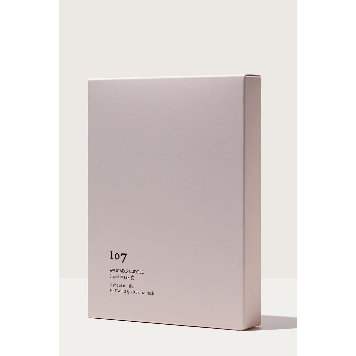 107 ONE-O-SEVEN Avocado Cuddle Sheet Mask 1 each