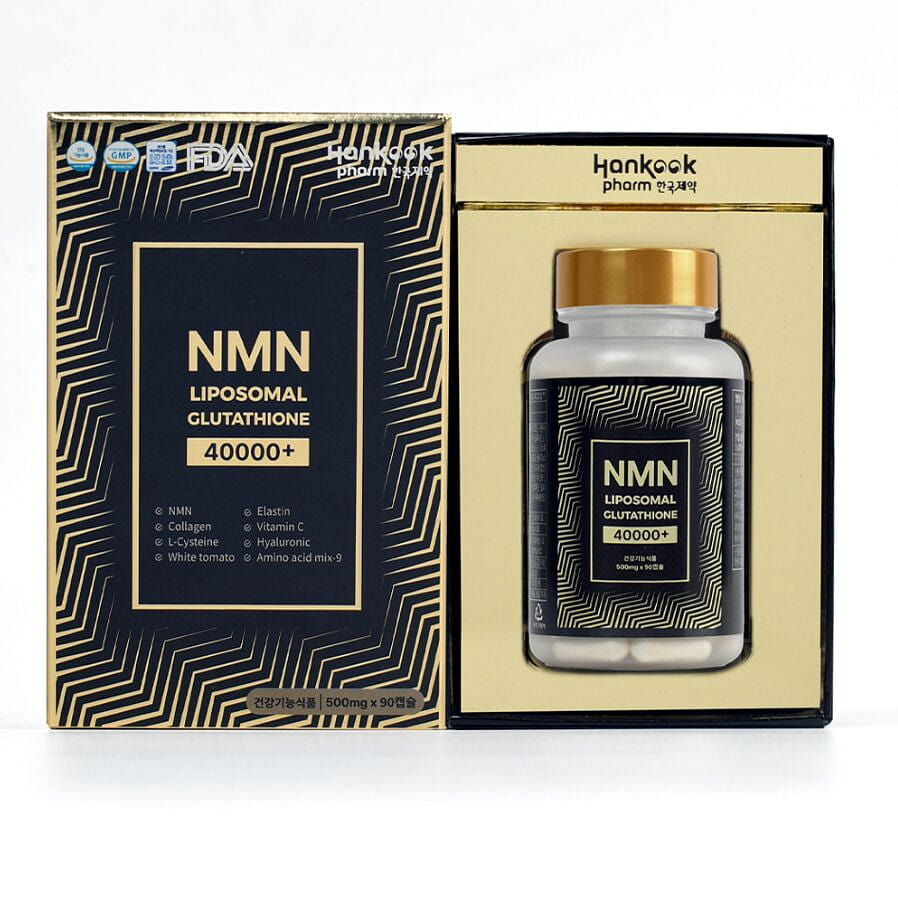 Hankook Pharm NMN Liposomal Glutathione 40000+ 90 count