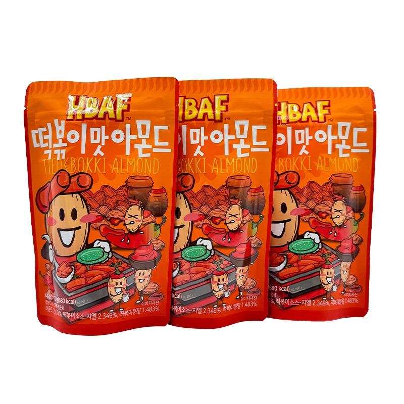 HBAF Tteokbokki Almond BUNDLE 120 g*3 pack