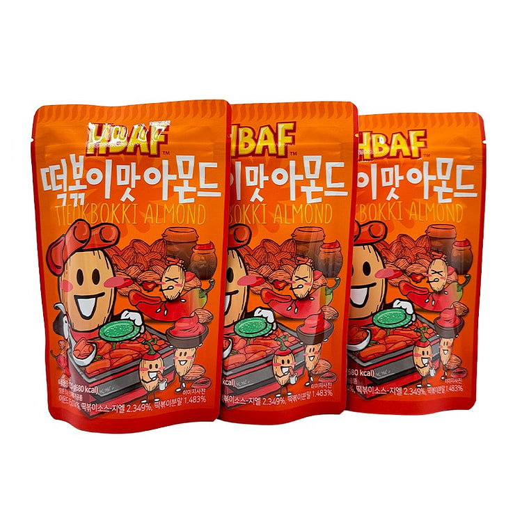 HBAF Tteokbokki Almond BUNDLE 120 g*3 pack