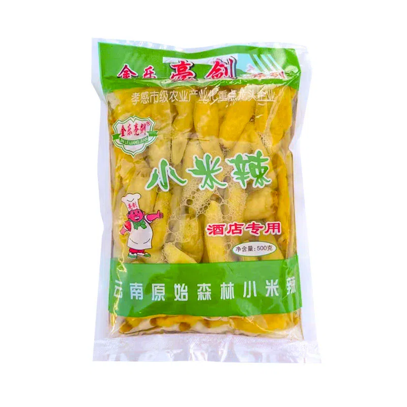 宏斌小米辣泡椒朝天椒泡菜自制泡椒凤爪*1袋 500 克