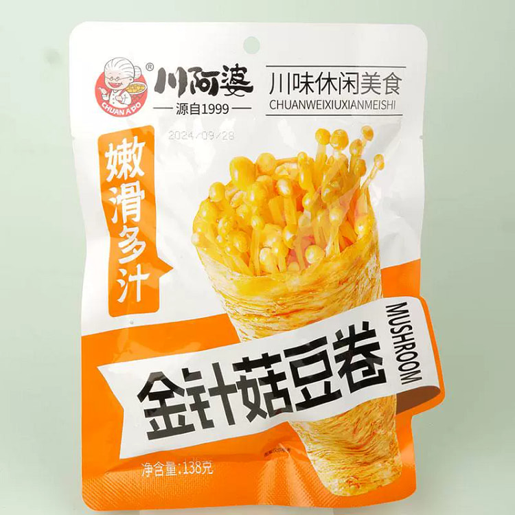 金针菇豆卷138g*1袋