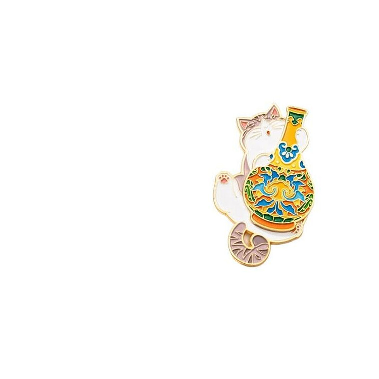 故宫淘宝 宫猫系列冰箱贴 好运 4.2*7.2厘米 1 盒