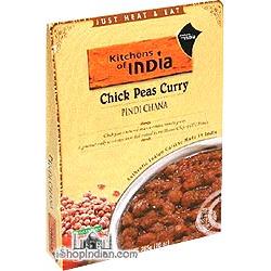 Kitchens of India Pindi Chana - Chick Peas Curry (Ready-to-Eat), 10 oz box 10 oz