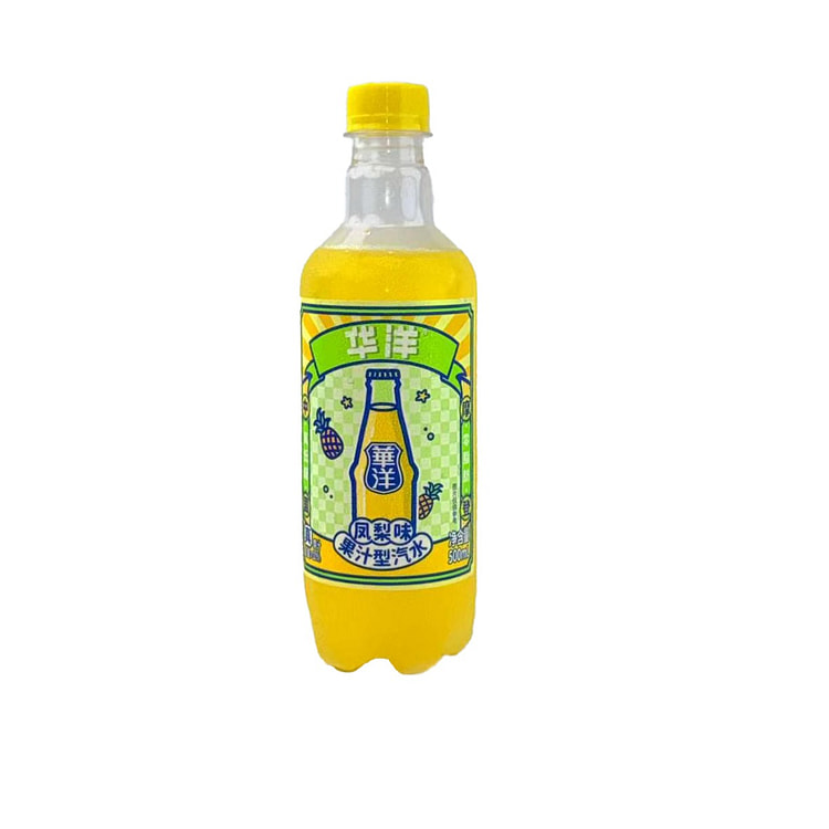 Huayang Fruit Juice Soda Pineapple Flavor 500 ml