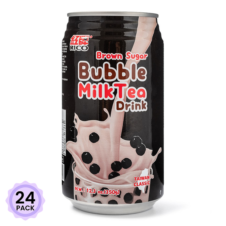 Rico红牌 黑糖珍珠奶茶 350 毫升*24 包