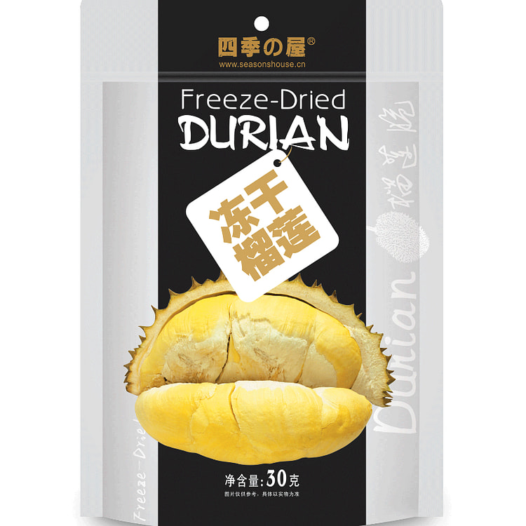 四季屋 冻干榴莲干30g*1袋
