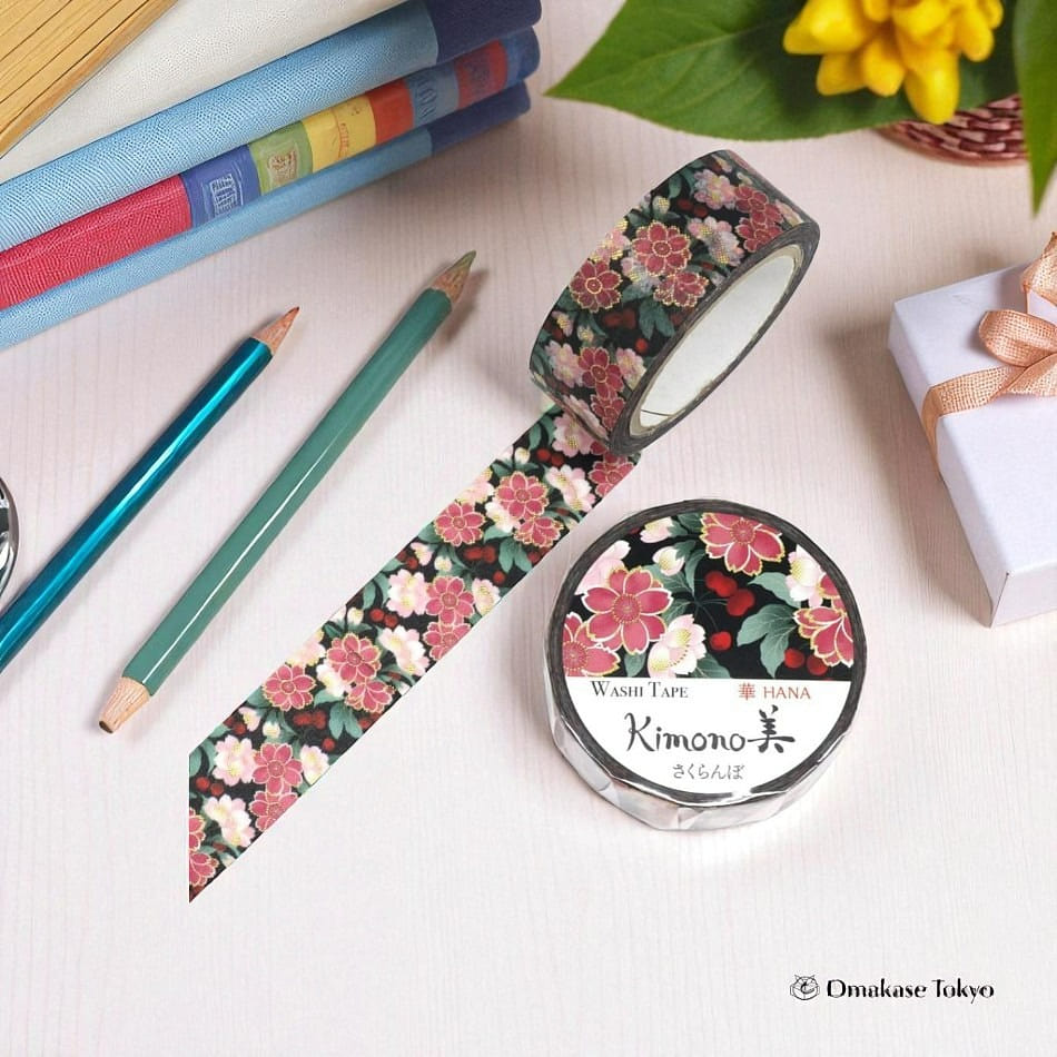 Japanese Washi Masking Tape Cherry 10 g