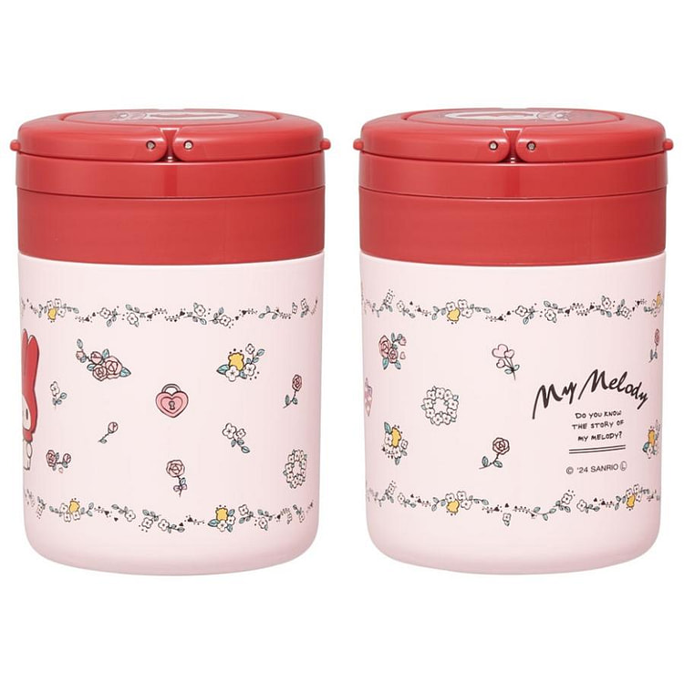 SkaterXSanrio MyMelody Dbl Vacuum Steel Lunch Box