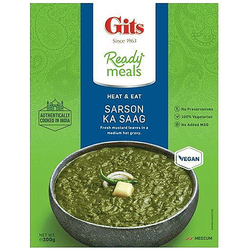 Gits Sarson Ka Saag (Ready-to-Eat), 10 oz pack 10 oz