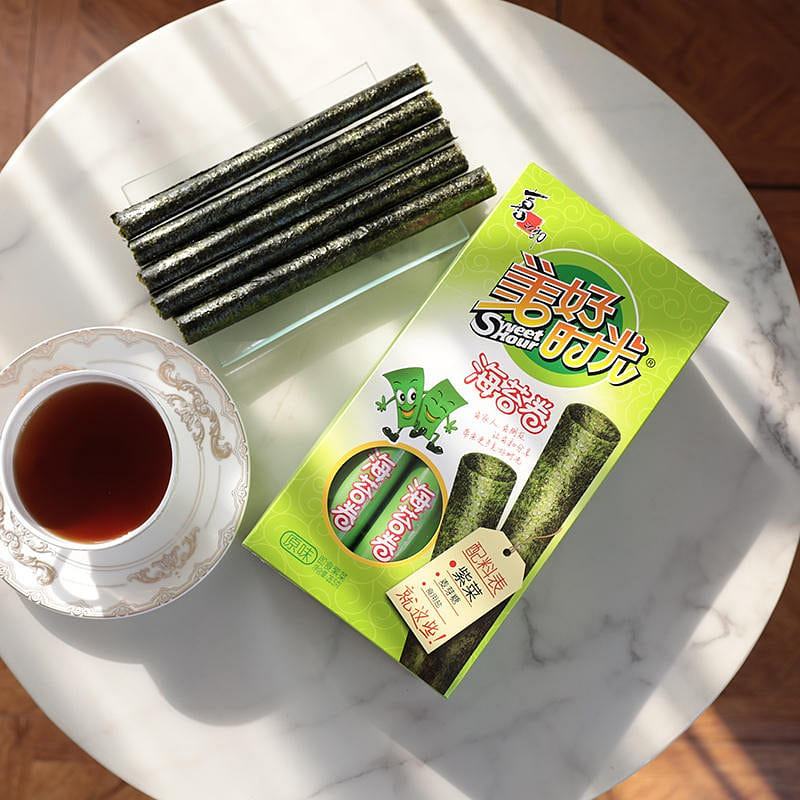 2 boxes of 18 sticks Xizhilang good times original seaweed roll 53 g