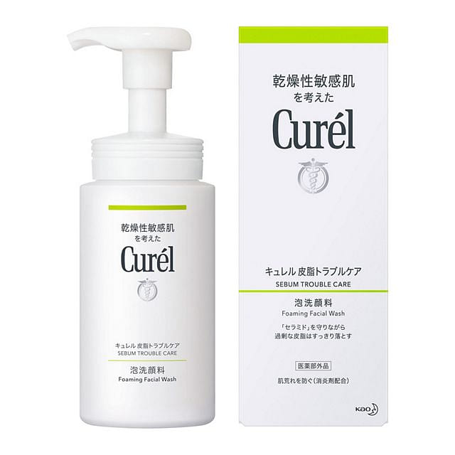 Kao Curel Sebum Trouble Foaming Facial Wash 150ml 1 each