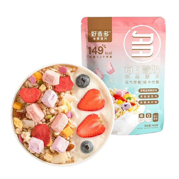 好麦多每日酸奶燕麦片400g*1袋