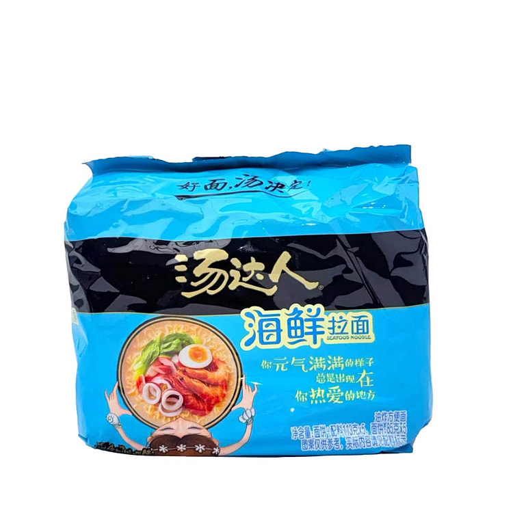 汤达人 日式豚骨海鲜拉面 565 克