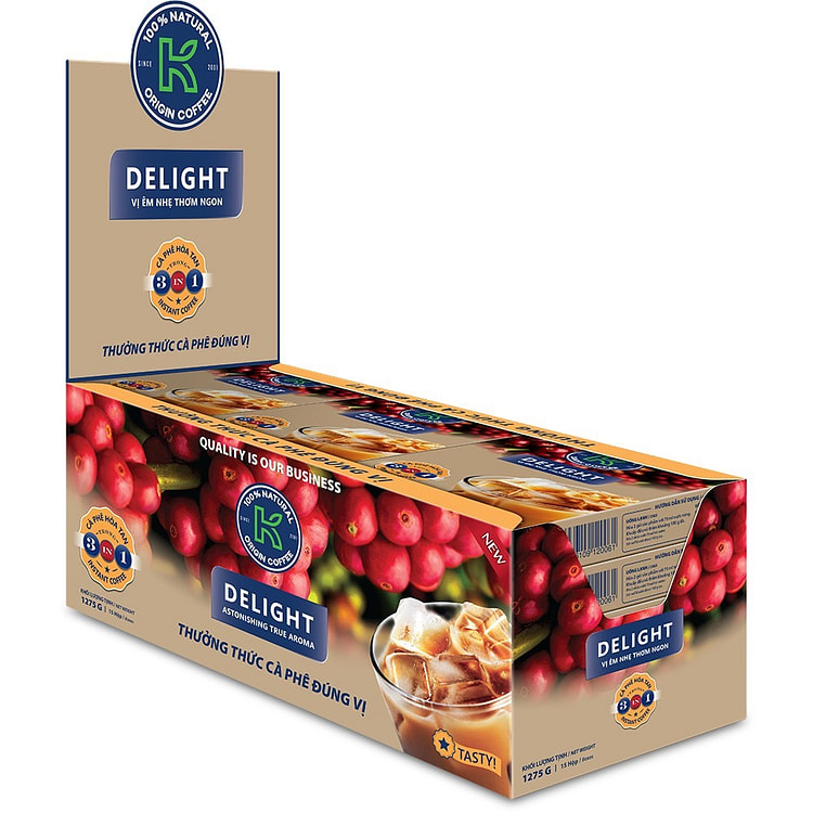 Cà Phê K-Coffee 3 Trong 1 Hộp 5 gói