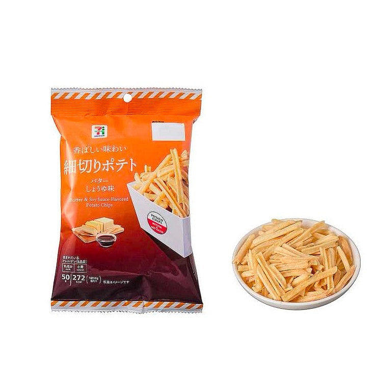 薯片零食黄油酱油七食品 50g
