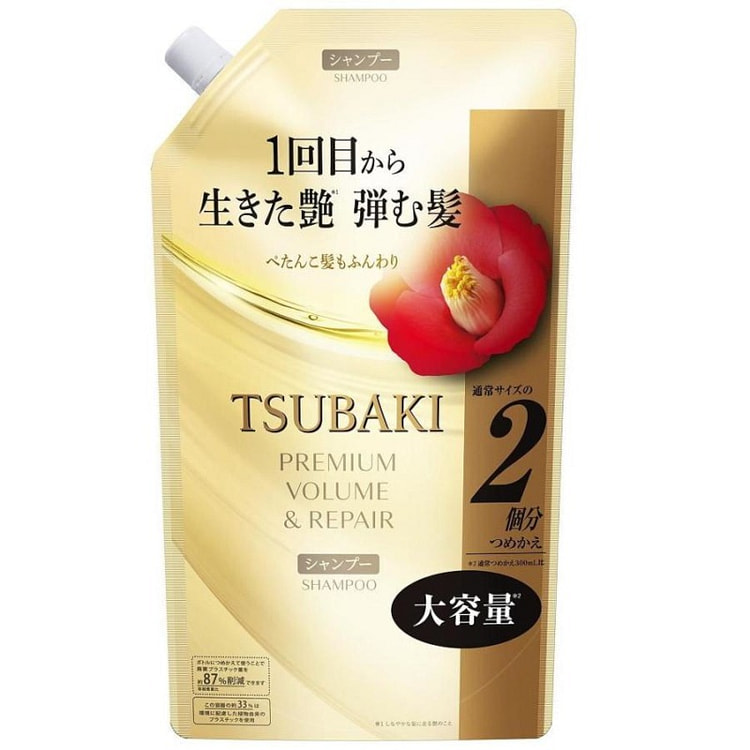 TSUBAKI Premium Volume & Repair Shampoo Refill 600 ml