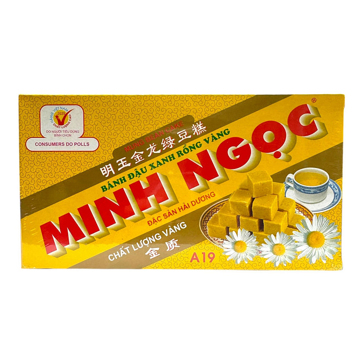 [Minh Ngoc] Mung Bean Cake Banh Dau Xanh Rong Vang 200 g