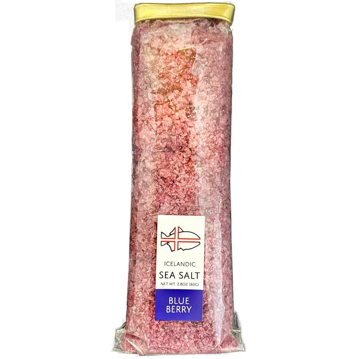 Blueberry – Icelandic Sea Salt 80gr Cellophane Bag 1 each