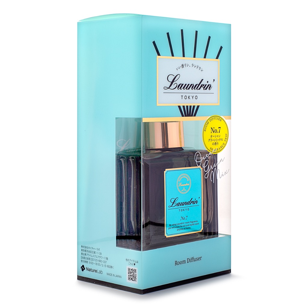 Get Laundrin' Tokyo Room Diffuser, Ocean Green Mix Scent 80 ml