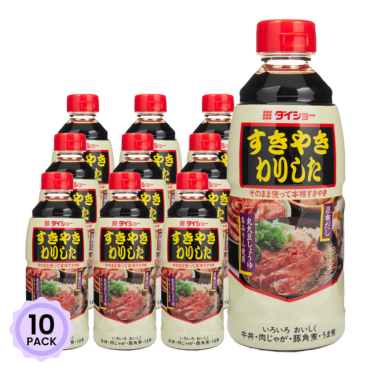 Daisho Sukiyaki Sauce (Soup Base) 600 ml*10 pack