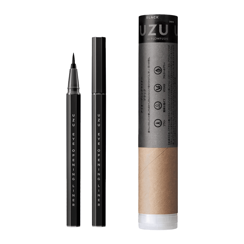 UZU BY FLOWFUSHI Eye Opening Liner Liquid (Black) 1 each
