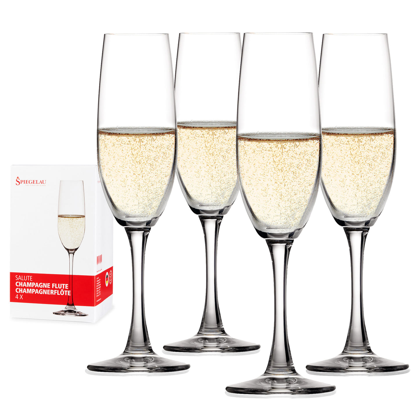 Spiegelau Salute 7.4 oz Champagne flute (set of 4) 4 each