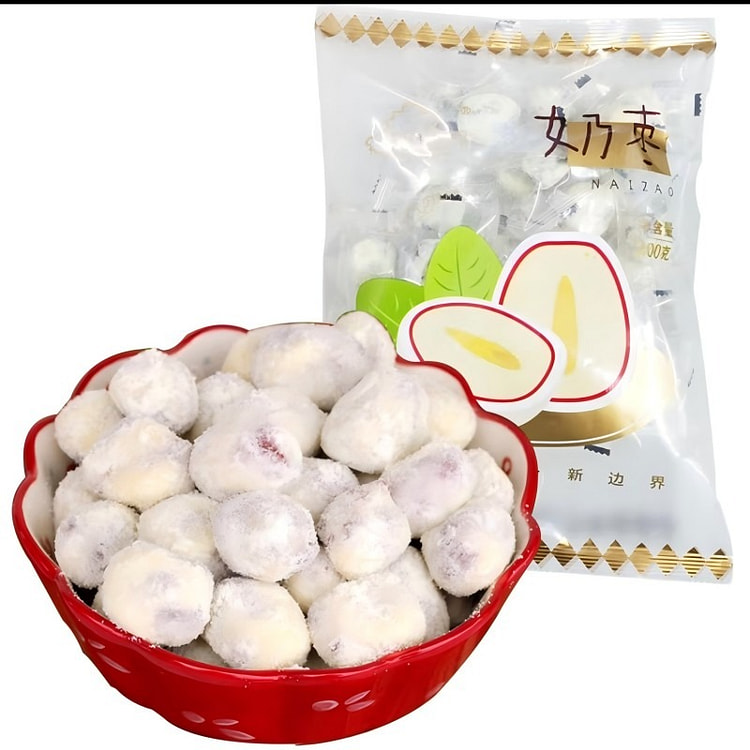 网红小奶枣无核红枣新疆特产干奶枣蜜饯果干200g