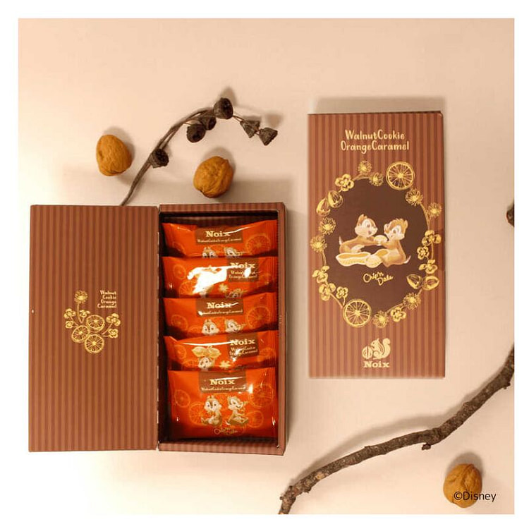 NOIX Orange Caramel Walnut Cookies 5pcs
