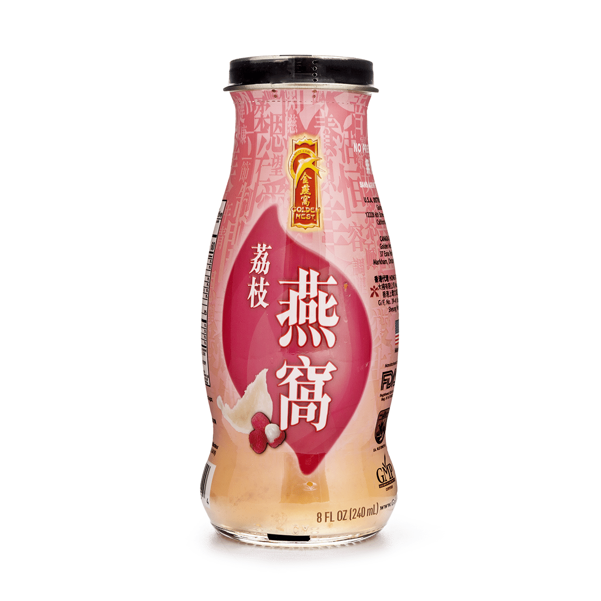 金燕窝 有机冰糖即食燕窝 荔枝味 8 盎司