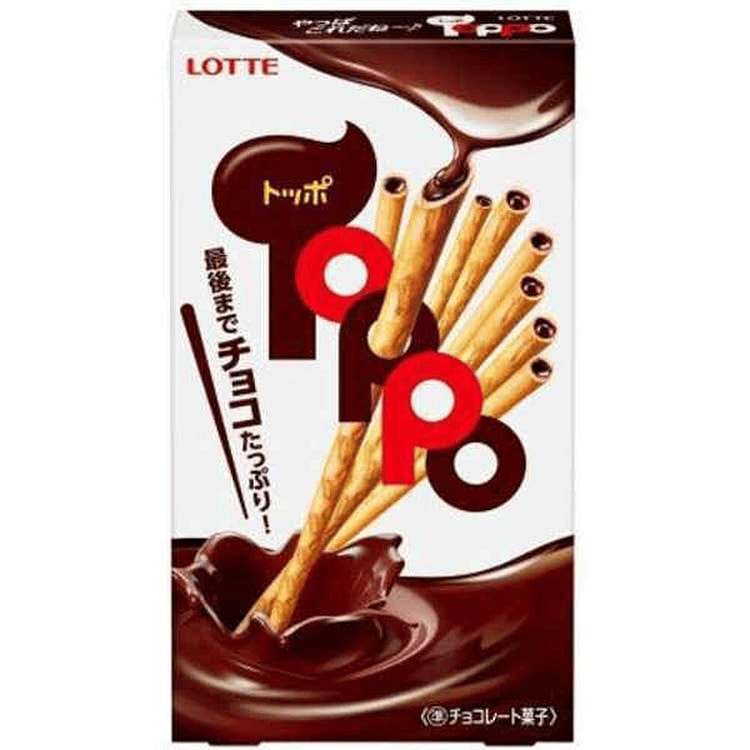 LOTTE Toppo Chocolate Biscuit Sticks72g 1 box