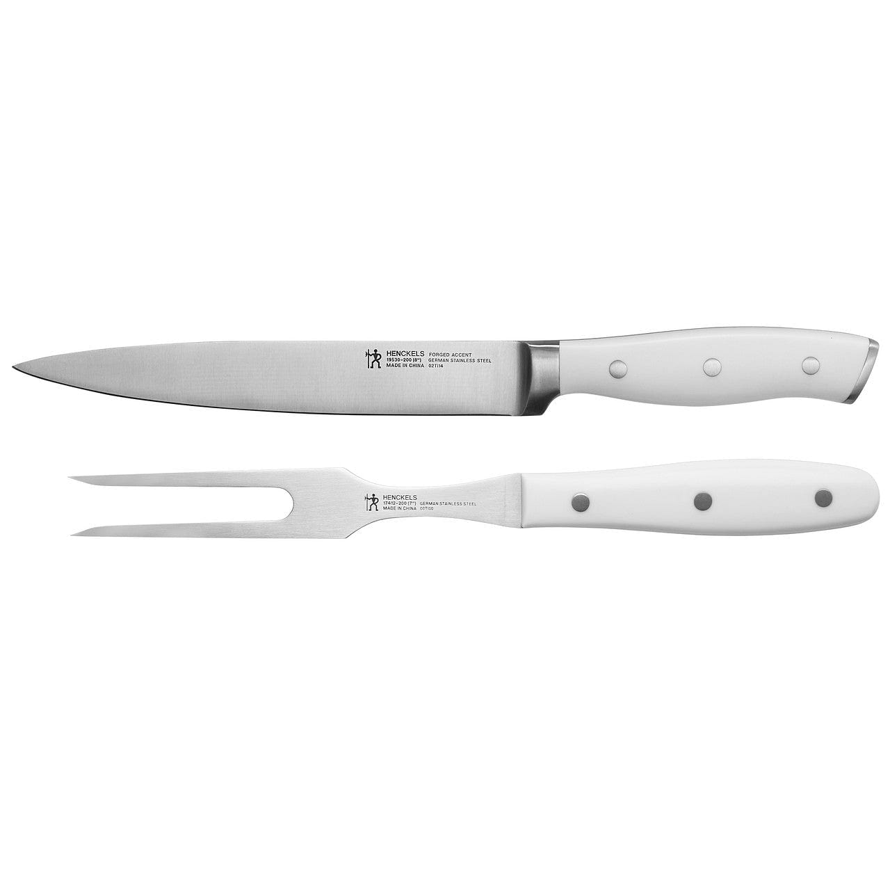 Henckels Forged Accent 2-pc Carving Set White 1 each