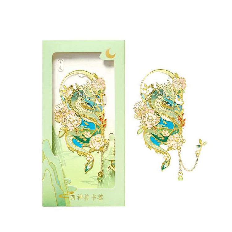 故宫淘宝神兽金属青龙书签文创10.7*5.2厘米 1 盒