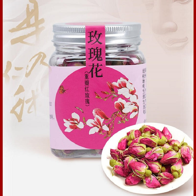 Chinese time-honored brand Hu Qingyutang official flagship double petal rose 40g 40 g